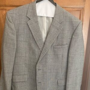 Black and White houndstooth Josh A Bank blazer